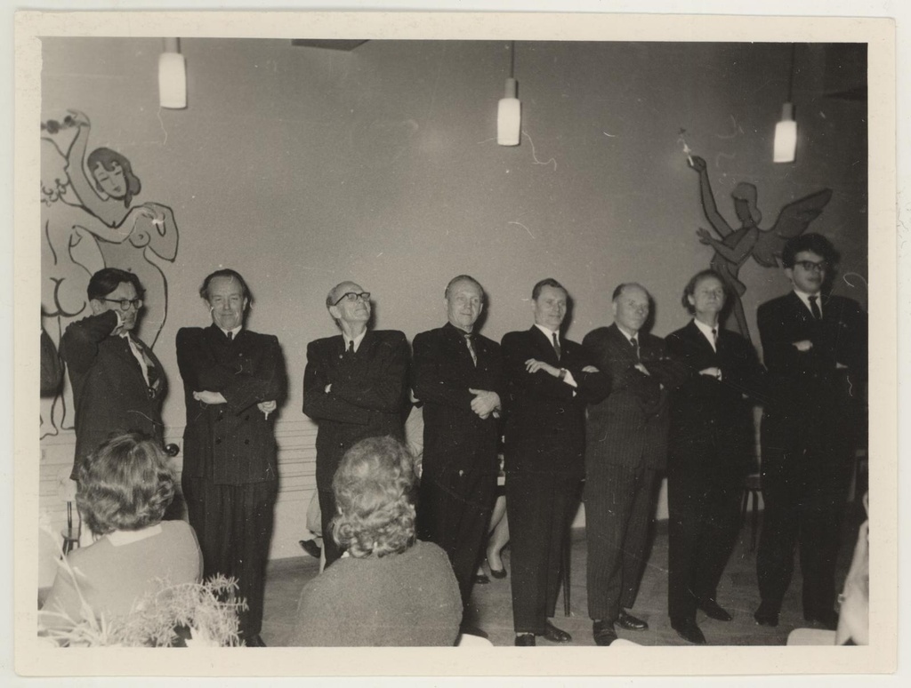 TKM-i 25nda aastapäeva koosviibimine sööklas "Ropka" 18. nov. 1965.