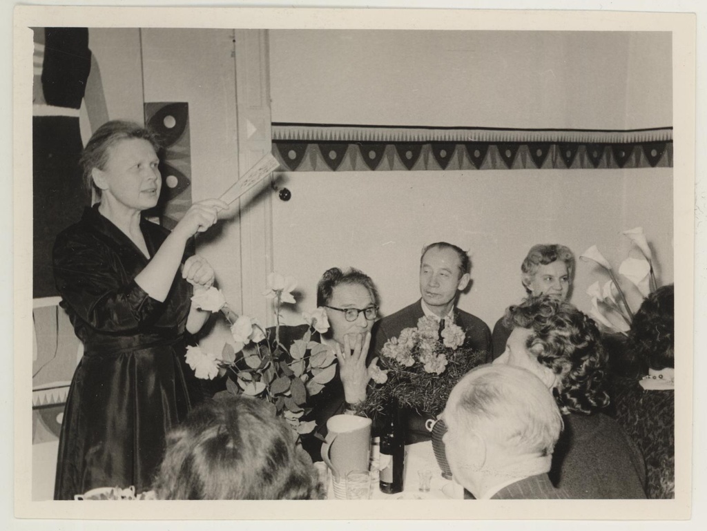 Peavarahoidja Tui Koorti 50. a. juubeli tähistamine 12. apr. 1964. Juubilari sõnavõtt.