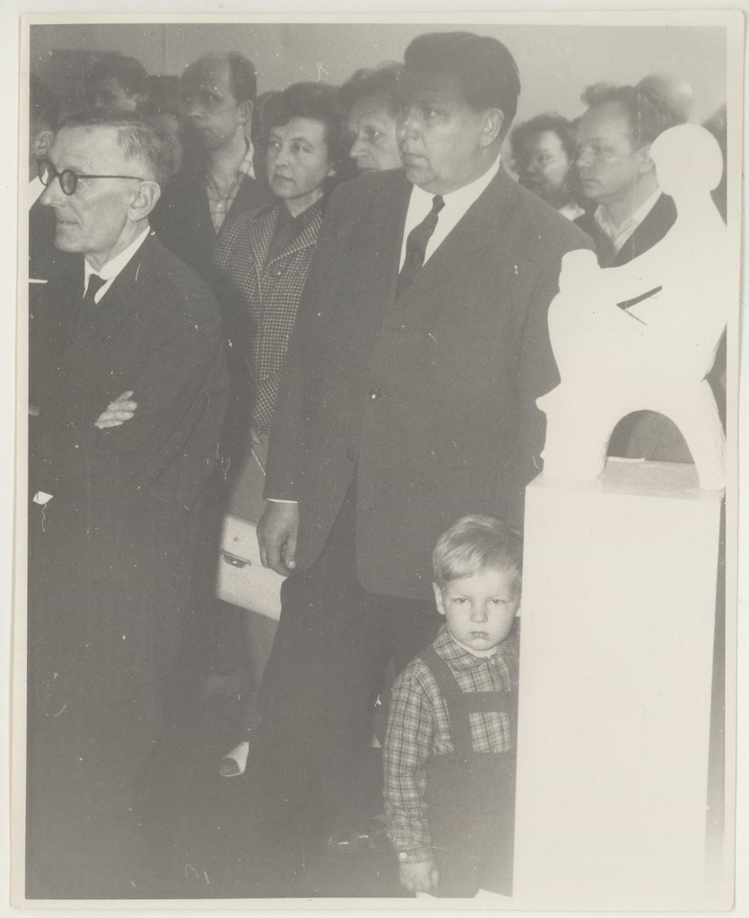 Tartu kunstinäituse avamine 5. juunil 1966.