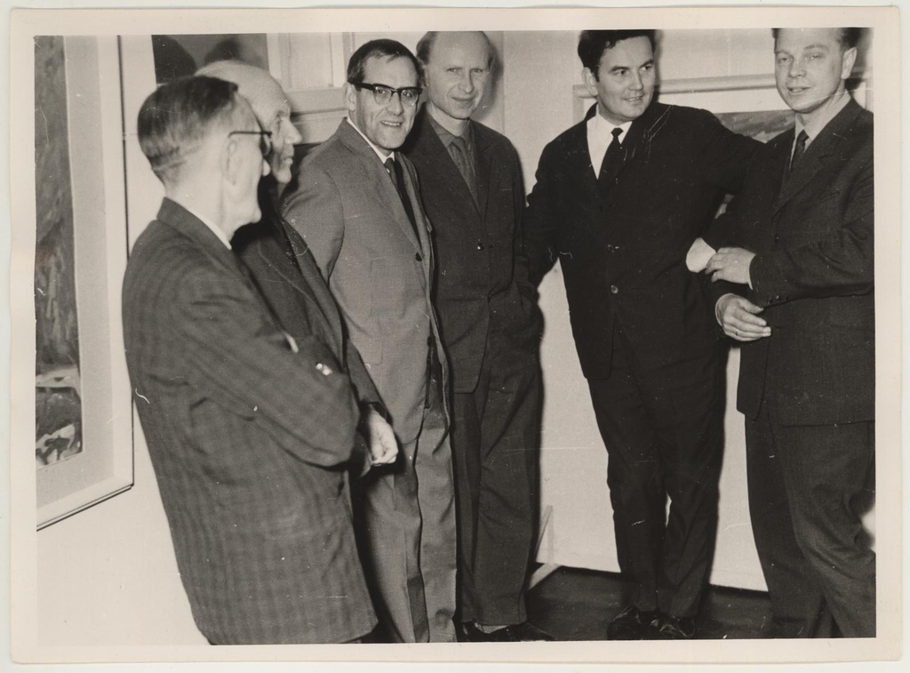 Alfred Kongo teoste näituse avamine 19. nov. 1966.