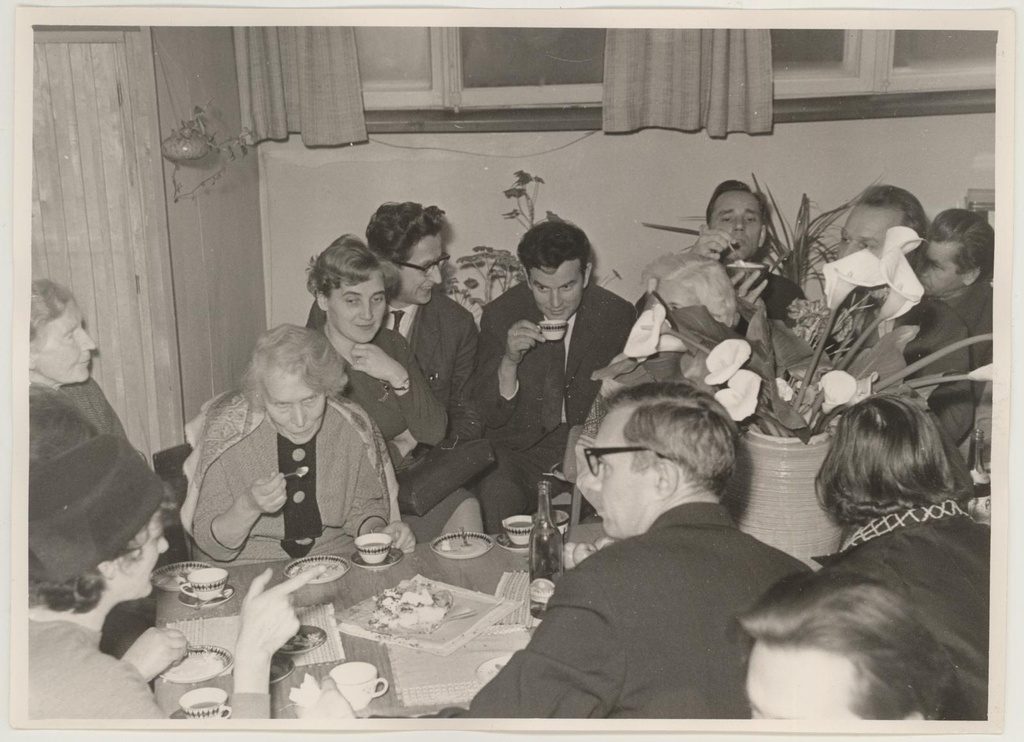 Alfred Kongo teoste näituse avamine 19. nov. 1966.