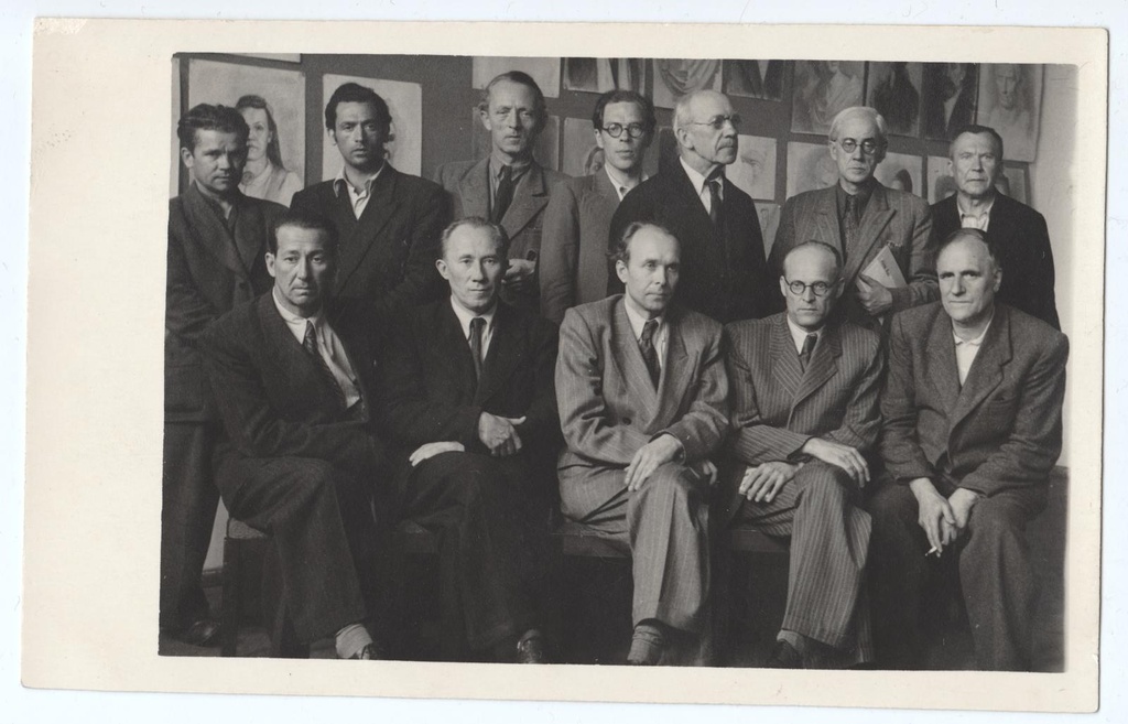 Tartu Riiklik Kunstiinstituut, õppejõude 1940ndatel aastatel.