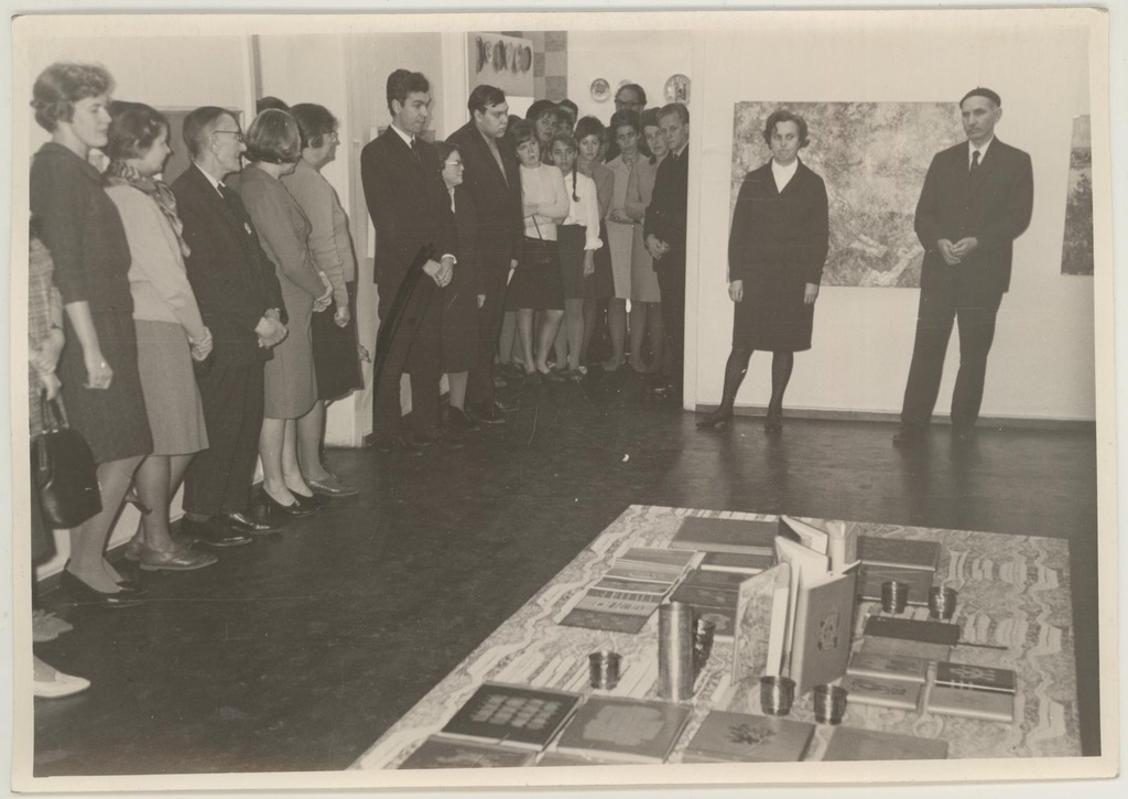 Prof. Adamson-Ericu teoste näituse avamine 19. nov. 1967.