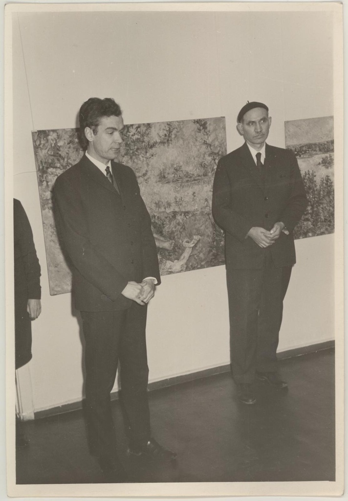 Prof. Adamson-Ericu teoste näituse avamine 19. nov. 1967.