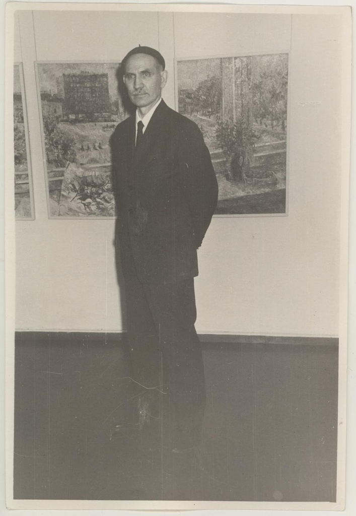 Prof. Adamson-Ericu teoste näituse avamine 19. nov. 1967. Professor Adamson-Eric.