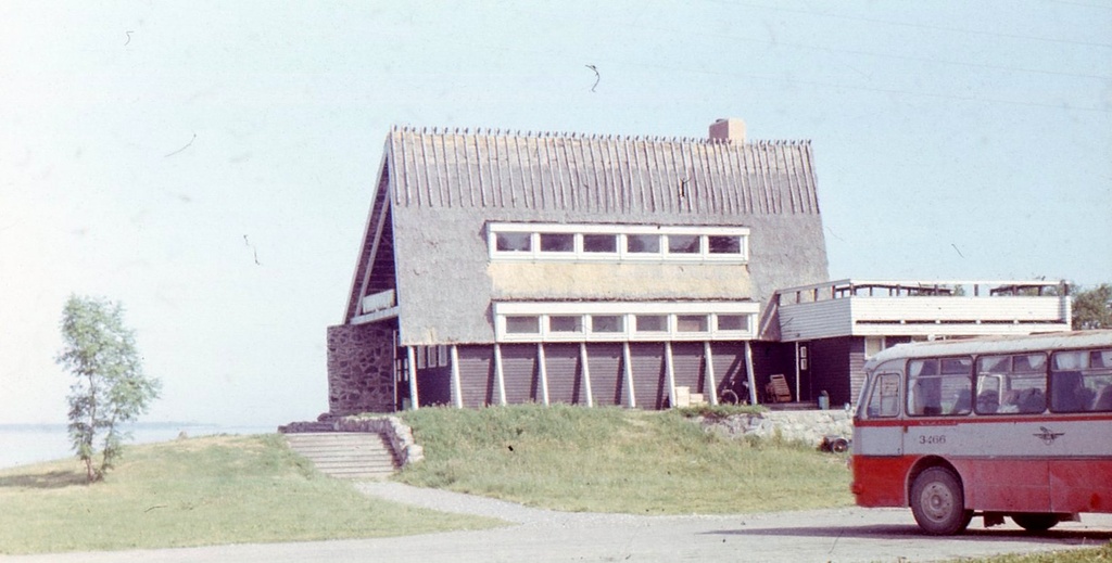 Beach building in Hiiumaa