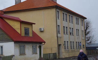 Rakvere, sõjas purustatud majad Võidu tänaval rephoto