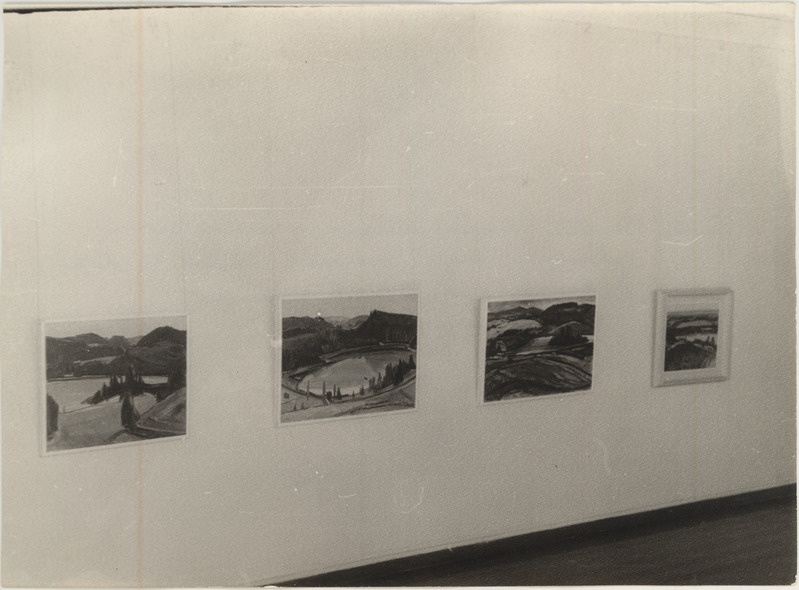 Johannes Uiga maalide näitus 19. dets. 1969. - 25. jaan. 1970. II korrusel.