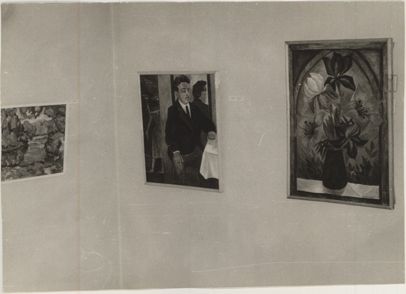 Kujutava kunsti kaugõppekursuse lõpetajate ja lõpetanute tööde näitus 12. jaan. - 1. veebr. 1970. I korrusel.