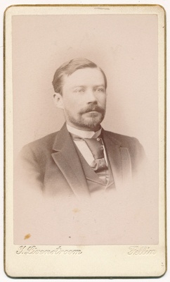 foto, Valter Kapp, u 1880, foto J. Livenstroem  duplicate photo