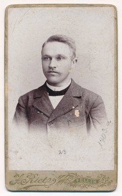 foto, Ado Kull, 1903, foto J. Riet  duplicate photo