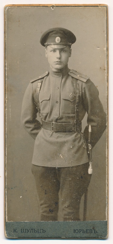 foto, Artur Tenno, u 1916, foto K. Schulz