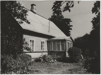 Master of the ship Peeter Lauri homepage in the village of Hiiumaa  duplicate photo