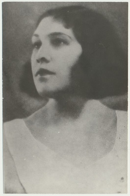 fotokoopia, Hilda Gleser, u 1925  duplicate photo