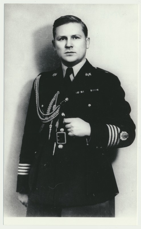 fotokoopia, August Jaakson, kapten sõjaväes, 1920
