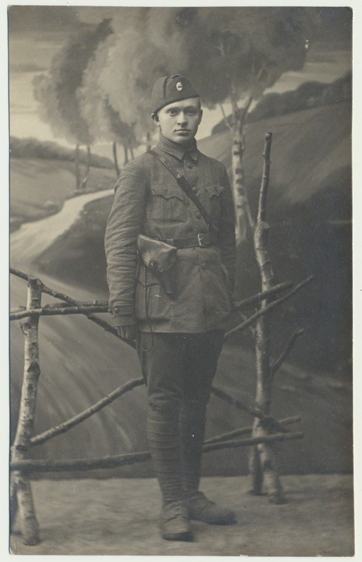 foto, Jaan Jaakson, vabadussõjas, u 1919