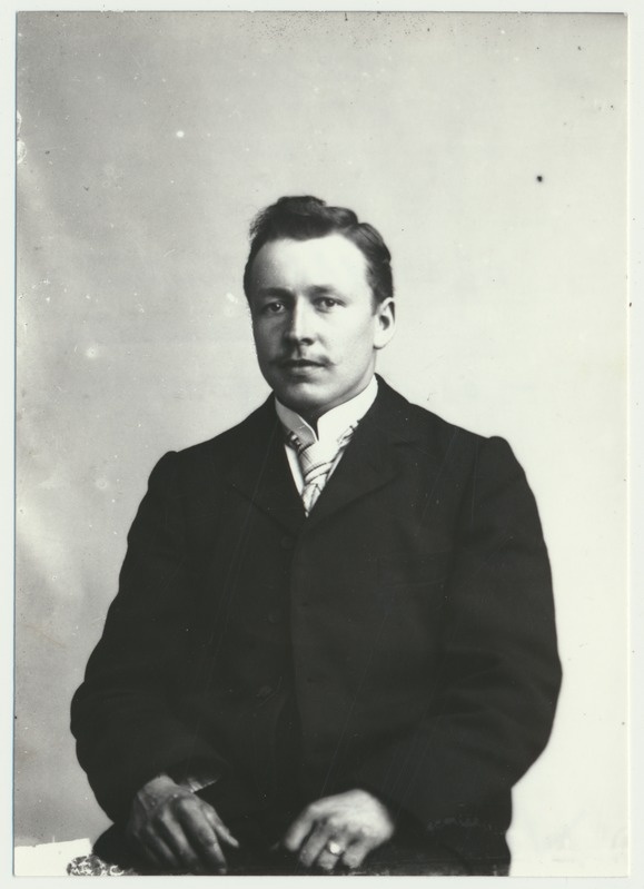 foto, Jaan Altleis, näitleja, 1903, foto J. Riet