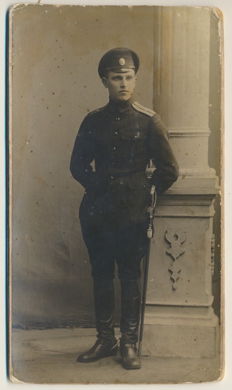 foto, Johannes Aleksander Raud, u 1917, foto R. Šarl (Petrograd)