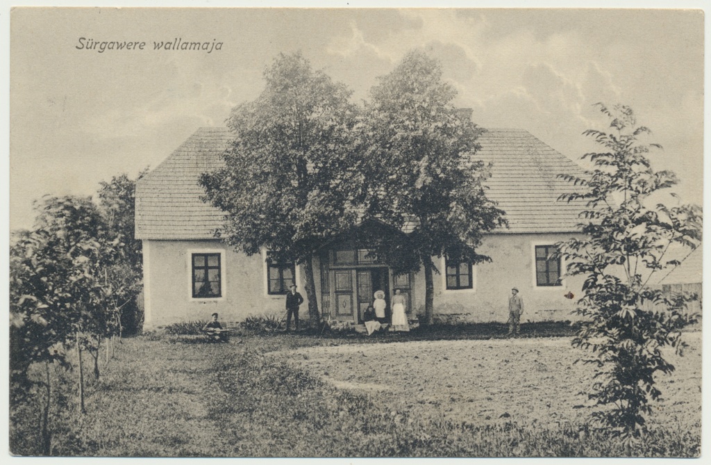 foto, Viljandimaa, Sügavere vallamaja, u 1920