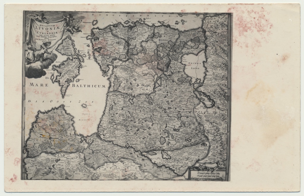 fotokoopia, Eesti, Liivimaa, Läti kaart