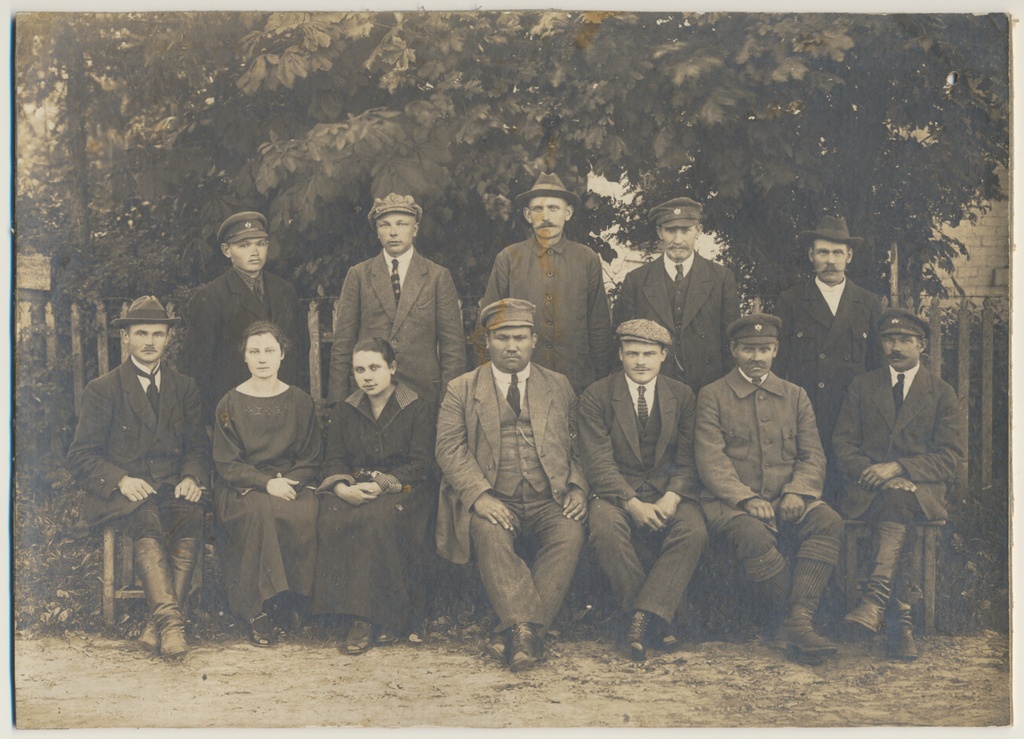 foto, Viljandimaa, Tarvastu metskonna töötajad, u 1920
