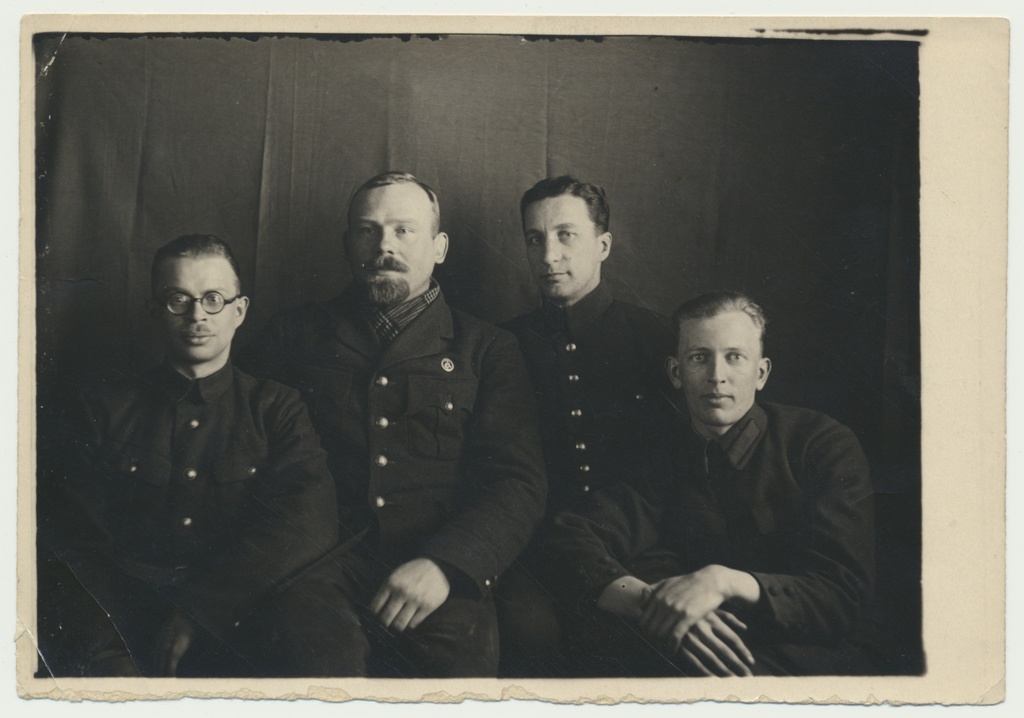 foto, 109. töökolonn, Arhangelski oblast, Kotlas, 4 meest, sh J. Kotkas, 1942