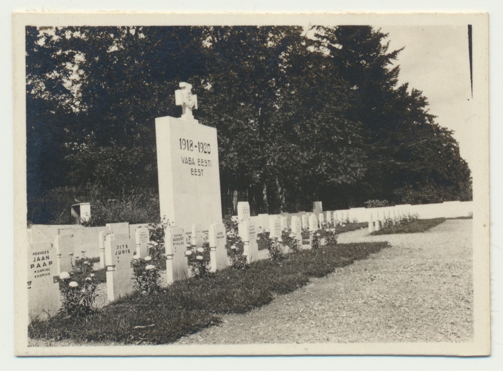 foto, Viljandi, Vabadussõjas langenute kalmistu, u 1935