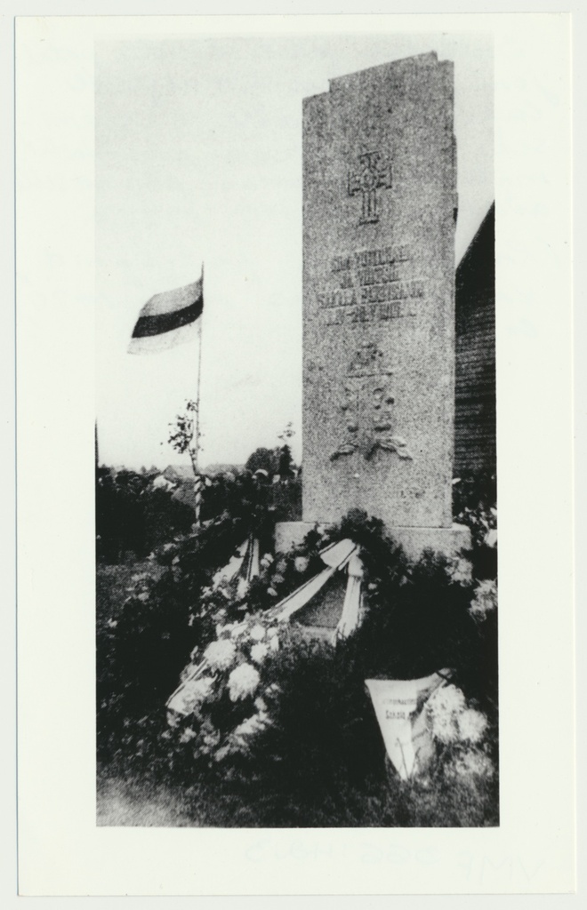 fotokoopia, Petserimaa, Pangevitsa mälestussammas, u 1935
