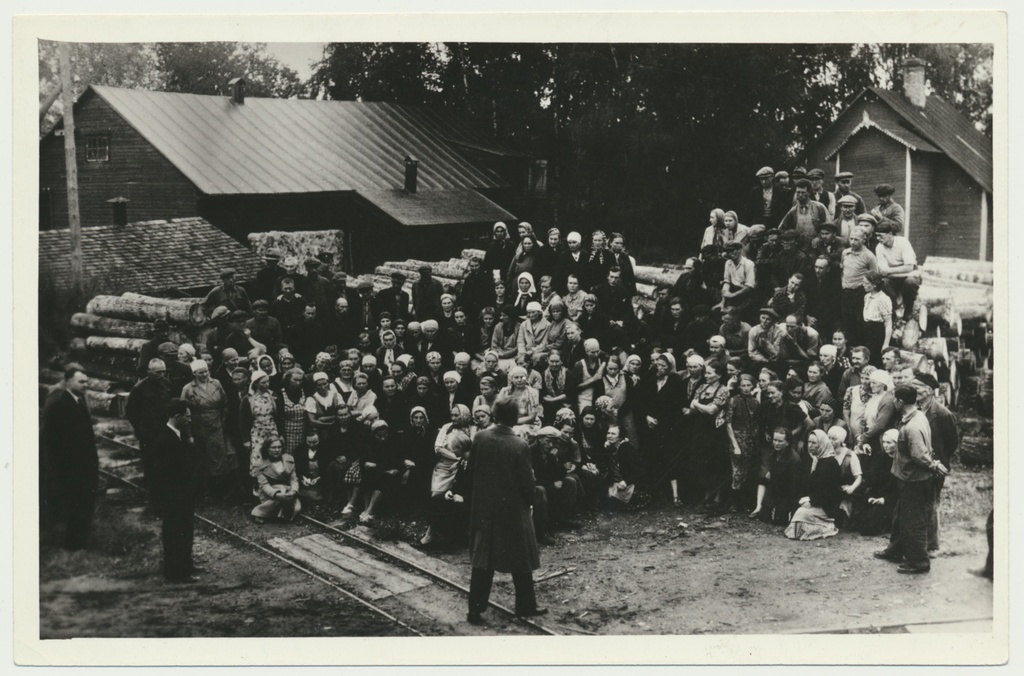 fotokoopia, Viljandi, tuletikuvabrik, 1940.a juuni miiting
