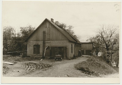 foto, Viljandi, Tasuja pst, ladu-kuivati, 1947, foto L. Vellema  duplicate photo