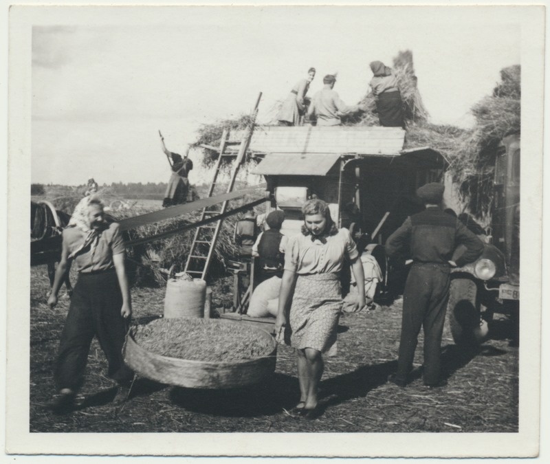 foto, Viljandimaa, Aimla k/n, Võidu kolhoos, rehepeks, 1948