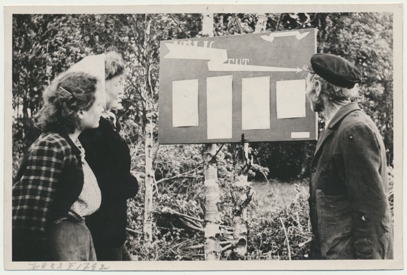 foto, Viljandimaa, kolhoos Sangar, välkleht, 1950, foto A. Vanamõis