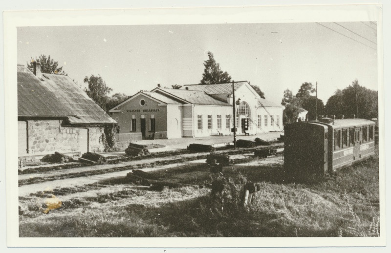 fotokoopia, Viljandi, raudteejaam, 1954