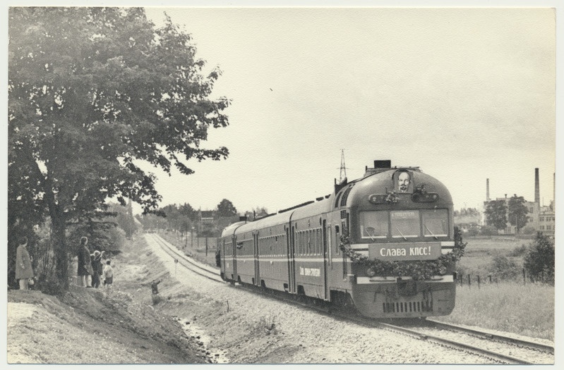 foto, Viljandi, rong, Tallinn-Viljandi, 05.07.1974, foto L. Kadalipp