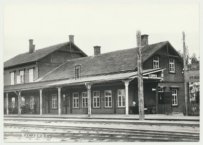 fotokoopia, Viljandi raudteejaam, u 1930  duplicate photo