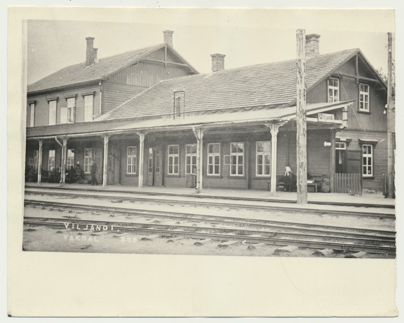 fotokoopia, Viljandi raudteejaam, u 1930