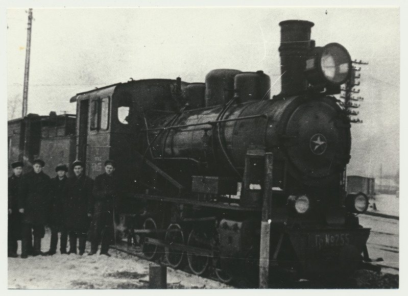 fotokoopia, Viljandi, Saksa reparatsiooni vedur (Gr) 255, 1957, foto A. Roosma