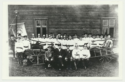 fotokoopia, Viljandimaa, Mõisaküla, Tuletõrje selts, grupp, u 1910  duplicate photo