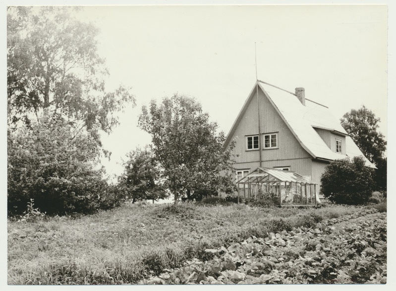foto, Viljandimaa, Puiatu küla, J. Reeseni sünnikoht, 1977, foto L. Vellema