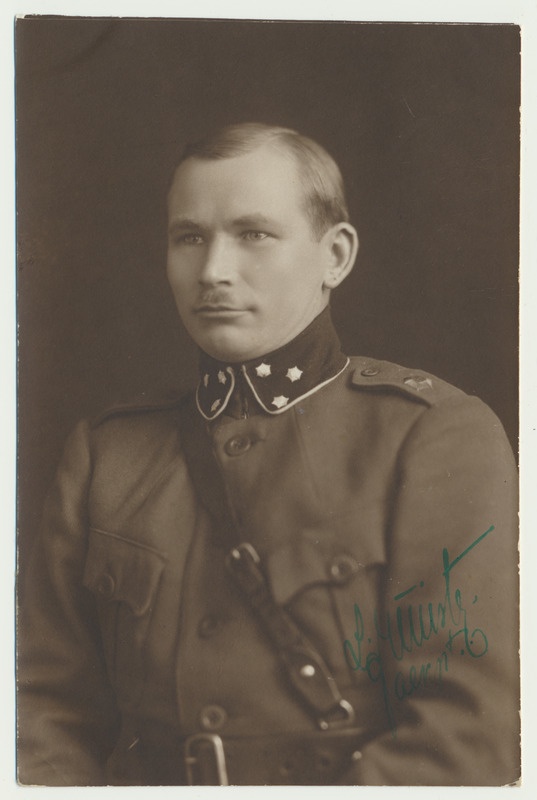 foto, kapten Lippmeister, rinnaportree, 1922