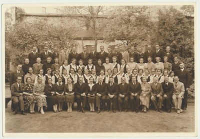 foto, Tallinna Õpetajate Seminar, sh J. Mager, u 1936  duplicate photo