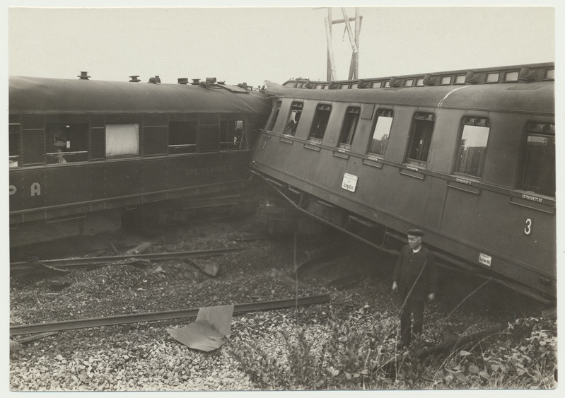 foto, Saksamaa, rongiõnnetus Buiri jaama juuures, 1929, foto Hilgers-Rey