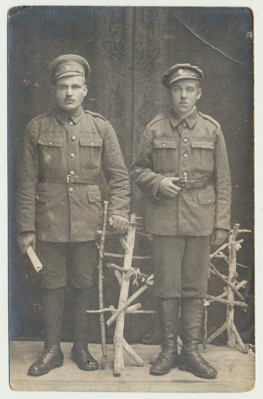 foto, Pärnu?, 9. jalaväepolk, J. Vardja, A. Grauberg, 1919