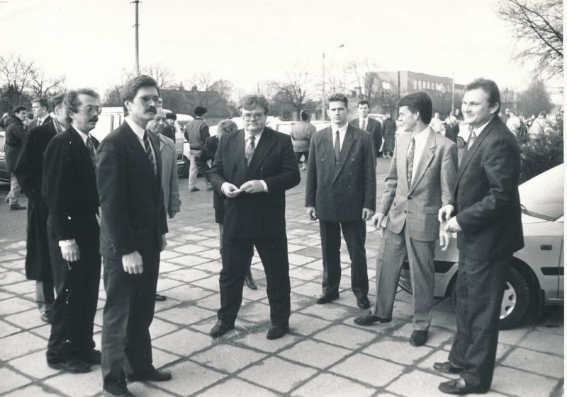 Photo. Festive reopening of Haapsalu Hotel 14.12.1991.