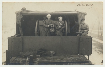 foto, 1. soomusrong, komandör A. Irv jt, 1919, foto Parikas  duplicate photo