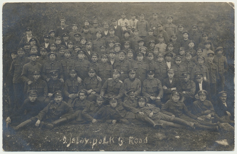 foto, Eesti Vabadussõda, Narva, 9 jalaväepolk, 3 rood, 08.11.1919