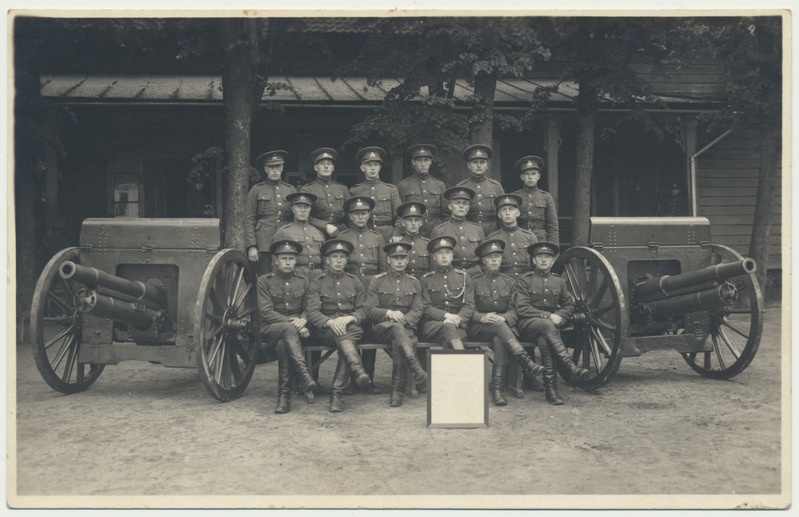 foto, Viljandi, 5. suurtükiväegrupi võidukad laskurid, 1932