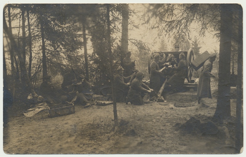 foto, Virumaa, Kurtna polügoon, suurtükiväe õppus, u 1925