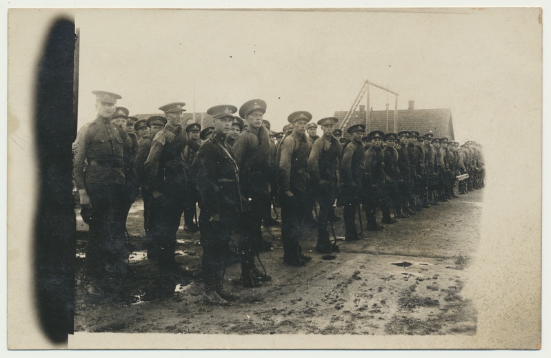 foto, Petseri, 7. jalaväerügement, I pataljon, rivistus, 1929
