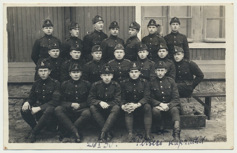 foto, Petseri, 7. jalaväerügement, I pataljon, kapralid, 1930